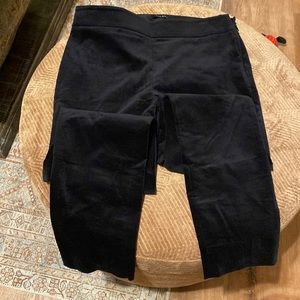 Talbots black velveteen slacks